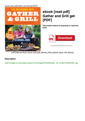 ebook [read pdf] gather and grill get [pdf]