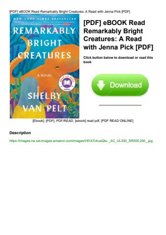 [pdf] ebook read remarkably bright creatures a read with jenna pick [pdf]