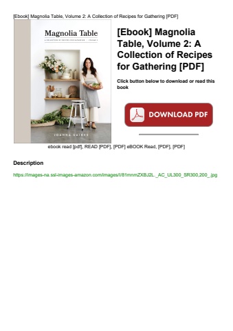 [ebook] magnolia table  volume 2 a collection of recipes for gathering [pdf]