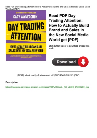 read pdf day trading attention how to actually build brand and sales in the new social media world g