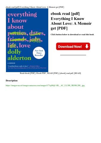ebook read [pdf] everything i know about love a memoir get [pdf]