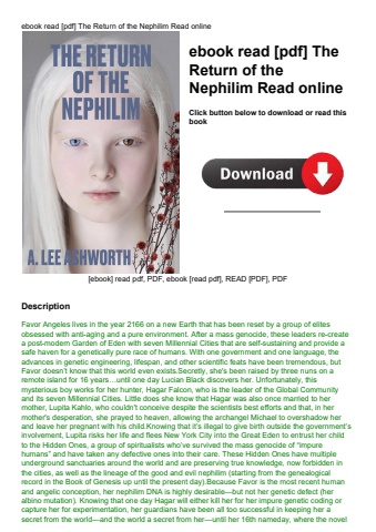ebook read [pdf] the return of the nephilim read online