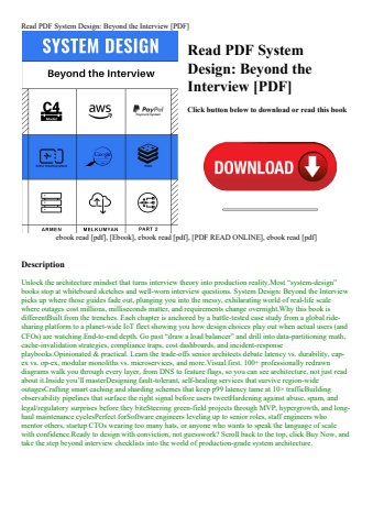 read pdf system design beyond the interview [pdf]