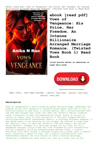 ebook [read pdf] vows of vengeance his price  her freedom