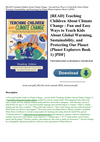 [read] teaching children about climate change  fun and easy ways to teach kids about global warming