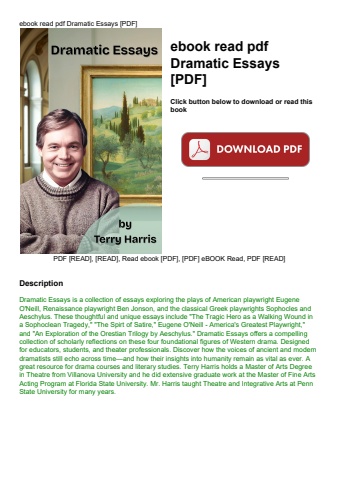 ebook read pdf dramatic essays [pdf]