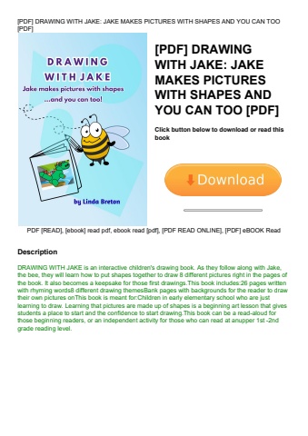 [pdf] drawing with jake jake makes pictures with shapes and you can too [pdf]