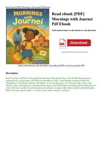 read ebook [pdf] mornings with journei pdf ebook
