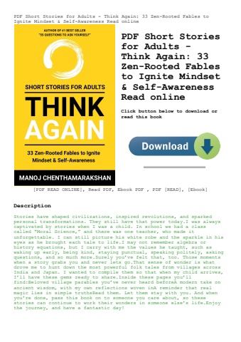 pdf short stories for adults - think again 33 zen-rooted fables to ignite mindset & self-awareness r