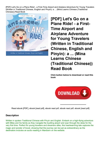 [pdf] let's go on a plane ride! - a first-time airport and airplane adventure for young travelers (w