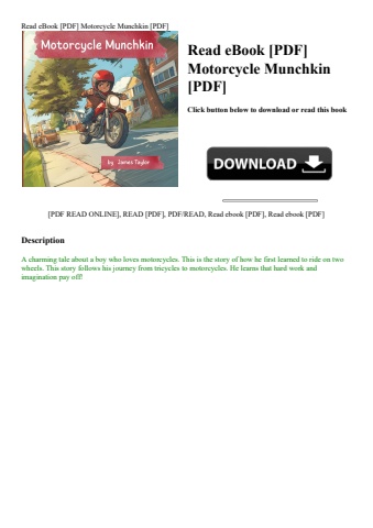 read ebook [pdf] motorcycle munchkin [pdf]
