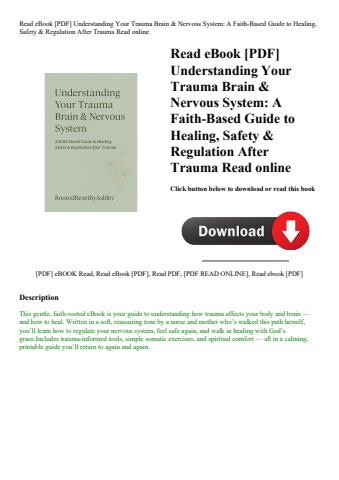 read ebook [pdf] understanding your trauma brain & nervous system a faith-based guide to healing  sa
