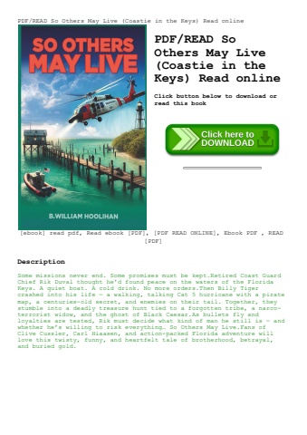 pdfread so others may live (coastie in the keys) read online