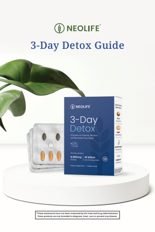 NeoLife 3-Day Detox Booklet