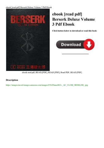 ebook [read pdf] berserk deluxe volume 3 pdf ebook