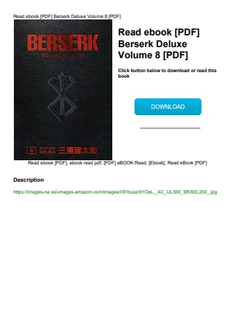 read ebook [pdf] berserk deluxe volume 8 [pdf]