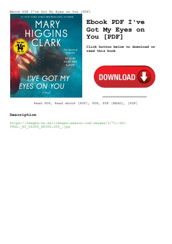 ebook pdf  i've got my eyes on you [pdf]