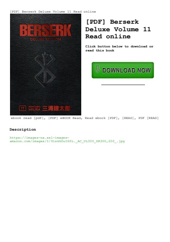 [pdf] berserk deluxe volume 11 read online