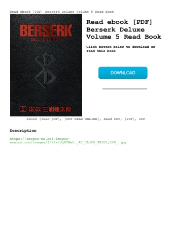 read ebook [pdf] berserk deluxe volume 5 read book