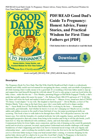 pdfread good dad's guide to pregnancy honest advice  funny stories  and practical wisdom for first-t