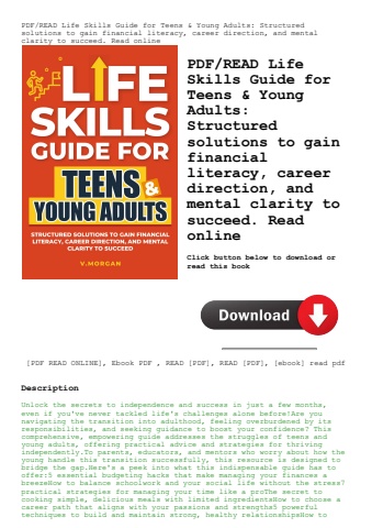 pdfread life skills guide for teens & young adults structured solutions to gain financial literacy