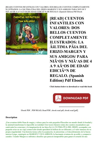 [read] cuentos infantiles con valores dos bellos cuentos completamente ilustrados la ãƒâšltima pãƒâš