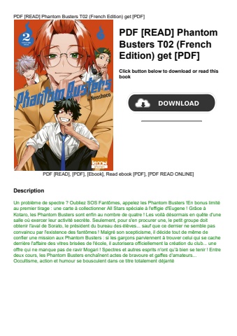 pdf [read] phantom busters t02 (french edition) get [pdf]