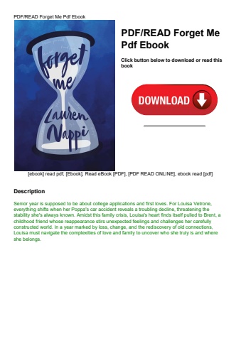 pdfread forget me pdf ebook