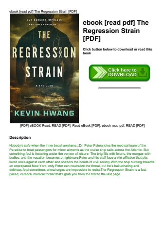 ebook [read pdf] the regression strain [pdf]