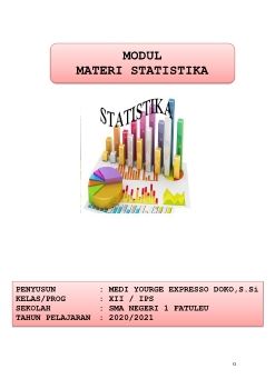 STATISTIK KELAS XII SMK VETERAN