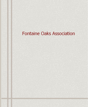 Fontaine Oaks Handbook Directors 062923