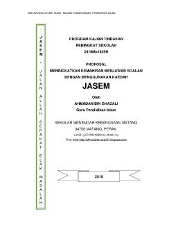 2018 KAJIAN JASEM RESEAT