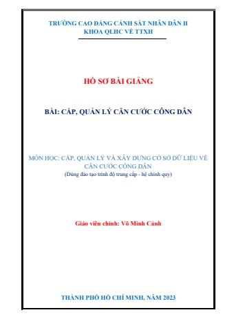 BAI CCCD