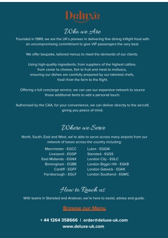 Deluxe Catering - a Brief Introduction