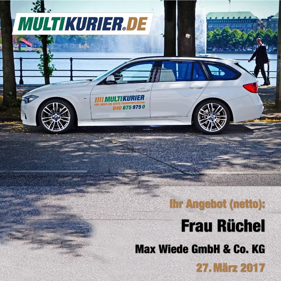 Angebot Max Wiede GmbH & Co. KG