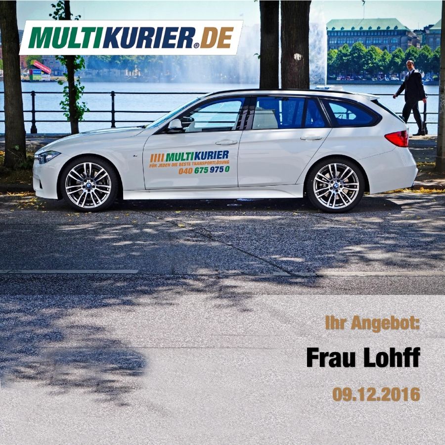 Angebot für Frau Lohff 09.12.16