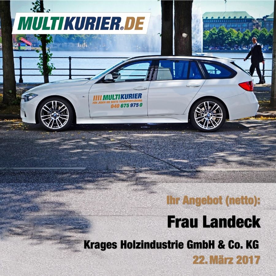 Angebot Krages Holzindustrie GmbH & Co. KG