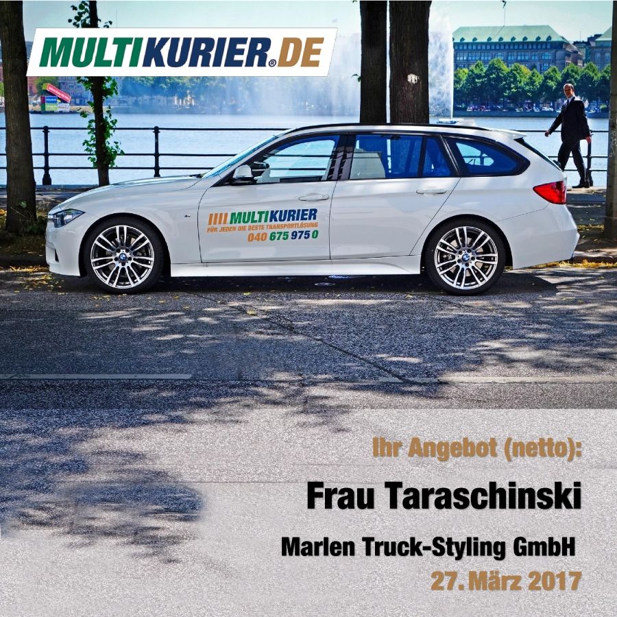 Angebot Marlen Truck-Styling GmbH