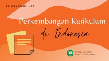Topik 3 Perkembangan Kurikulum di Indonesia