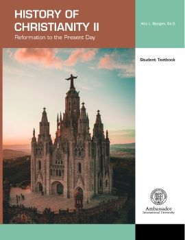 History of Christianity II- Textbook