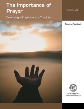 The Importance of Prayer Student Textbook