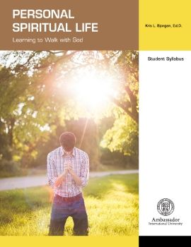 Personal Spiritual Life Syllabus w videos