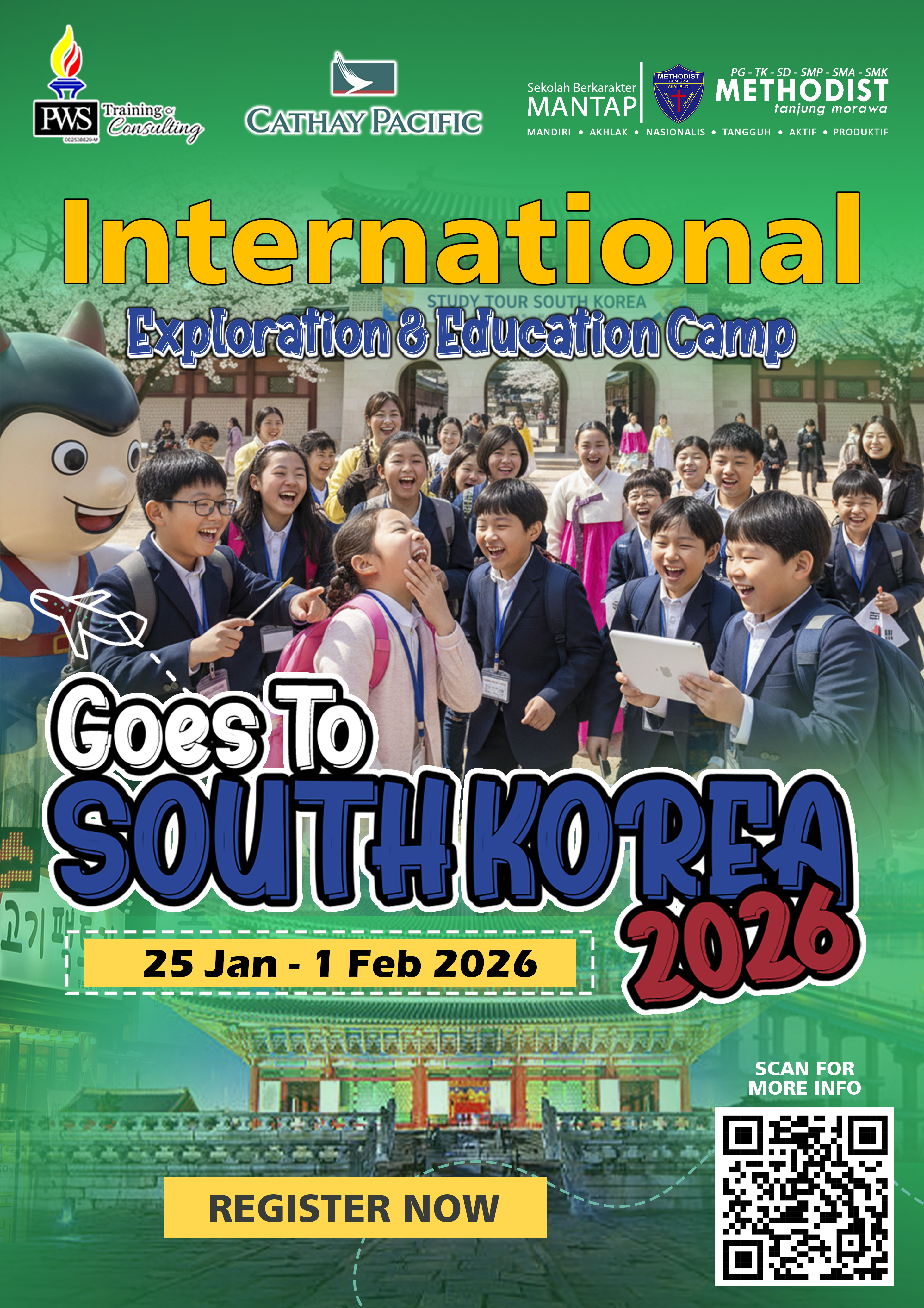 GOES TO SOUTH KOREA 2026