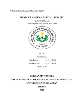 Aplikasi Virtual Reality_Kelompok 12 