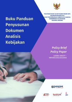 BUKU PANDUAN PENYUSUNAN DOKUMEN ANALISIS KEBIJAKAN