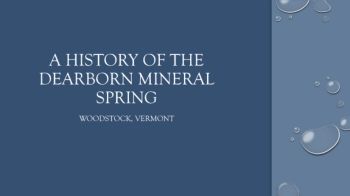 History of the Dearborn Mineral Springs