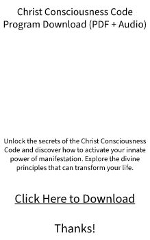 Christ Consciousness Code PDF eBook Download (Free Preview Available)??