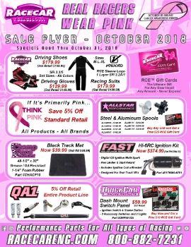 Racecar Engineering - October 2018 Sale Flyer