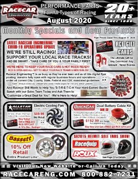 Racecar Engineering - August 2020 Sale Flyer