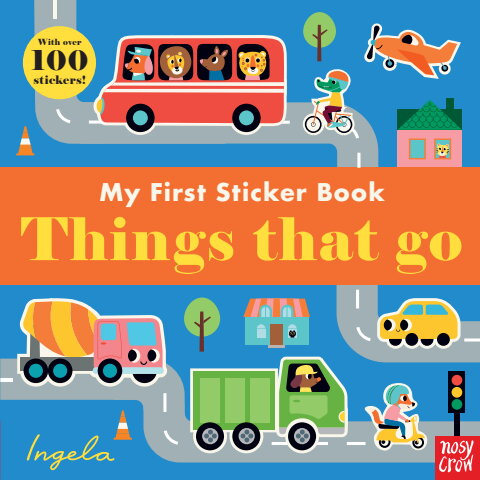 SAMPLE My First Sticker Book Things That Go